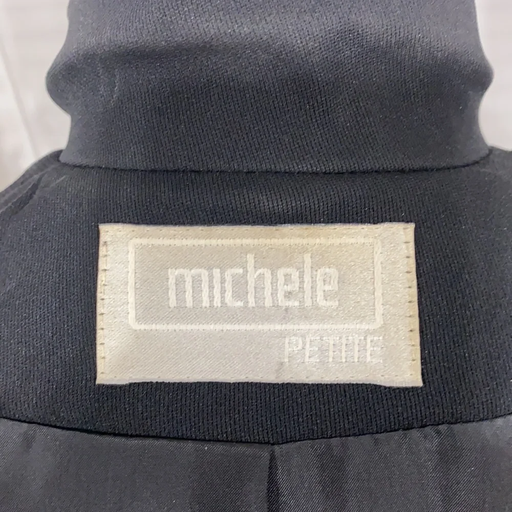 Michele Petite black blazer size 6 - Picture 9 of 10